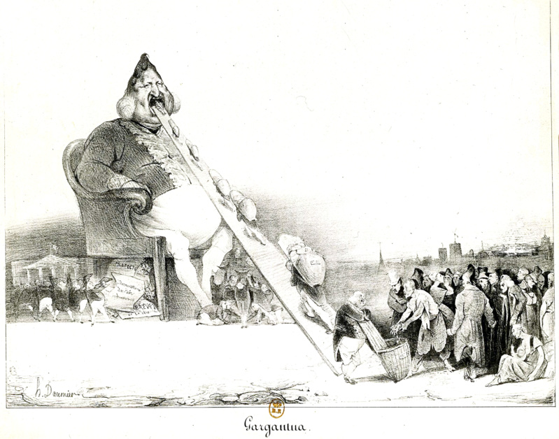 Honoré Daumier, Gargantua Honoré Daumier, Gargantua