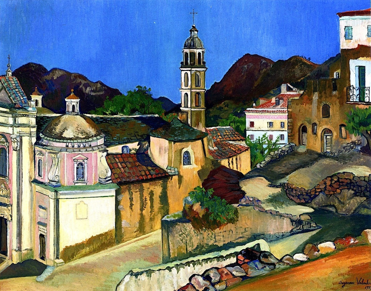 Suzane Valadon, Eglise de Belgodere, 1913 Suzane Valadon, Eglise de Belgodere, 1913