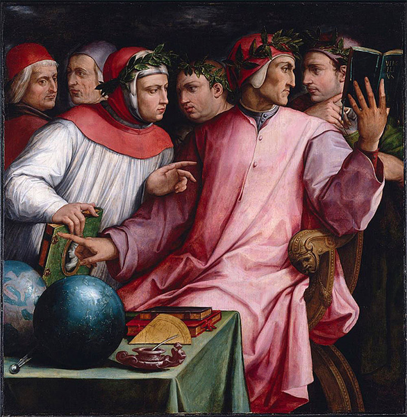 Giorgio Vasari, Dante e i poeti