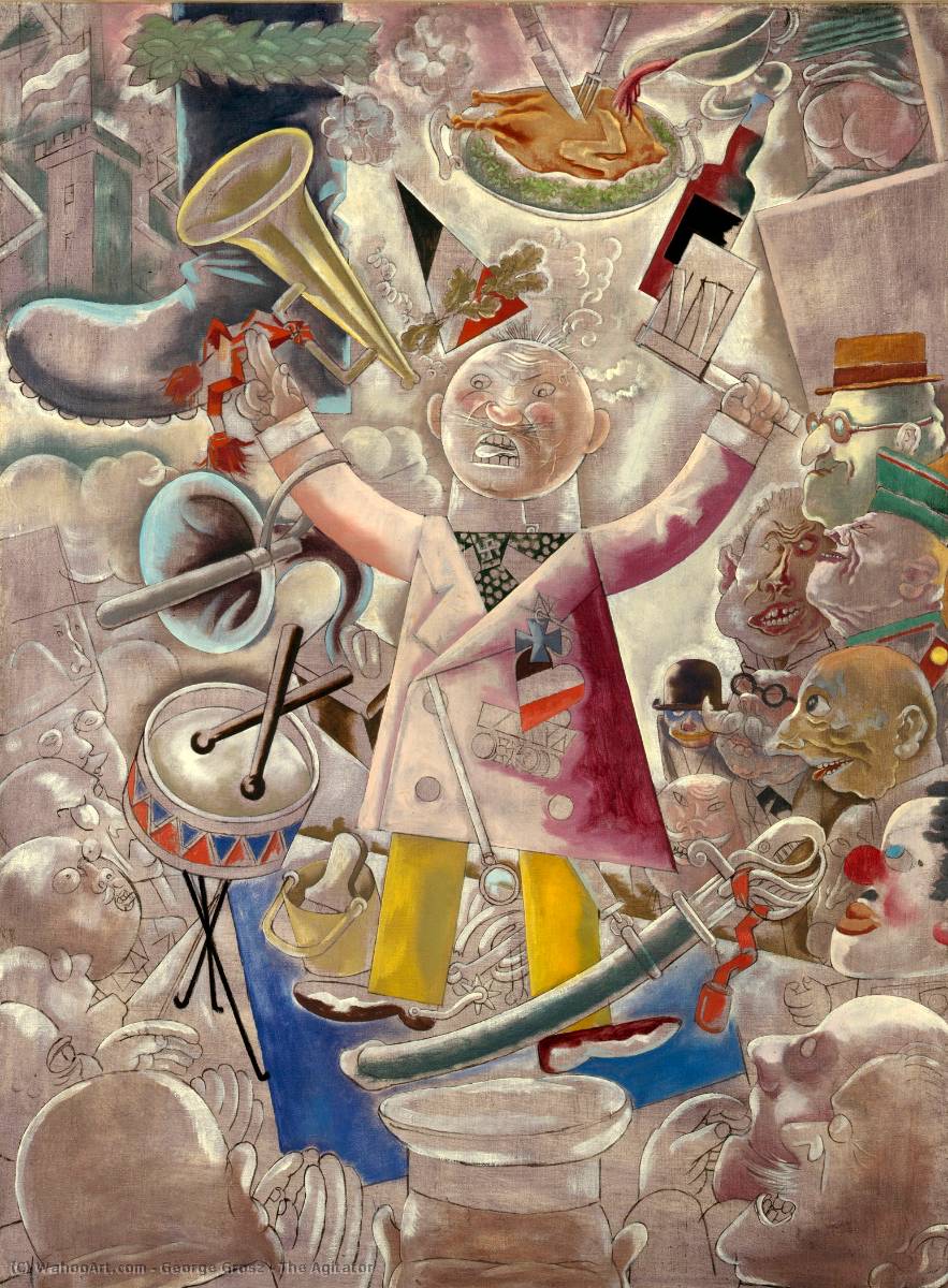 L'agitateur, George Grosz, 1928