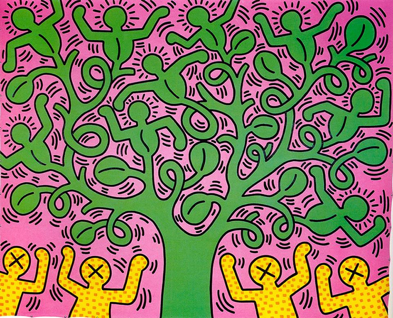 Keith Haring, Tree of life Keith Haring, Tree of life