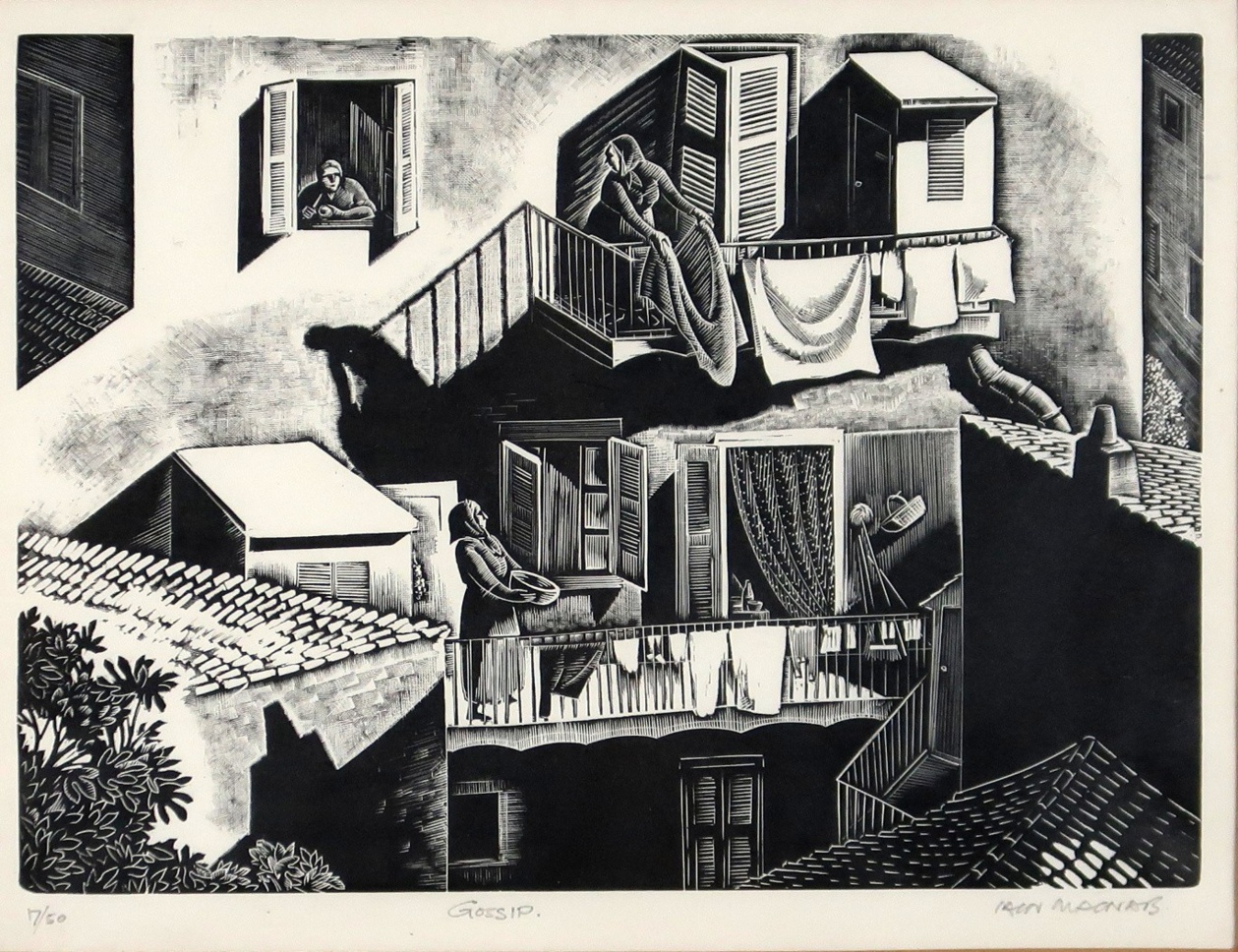 Iain Mac Nab, Gossip, Corsica, vers 1930 Iain Mac Nab, Gossip, Corsica, vers 1930