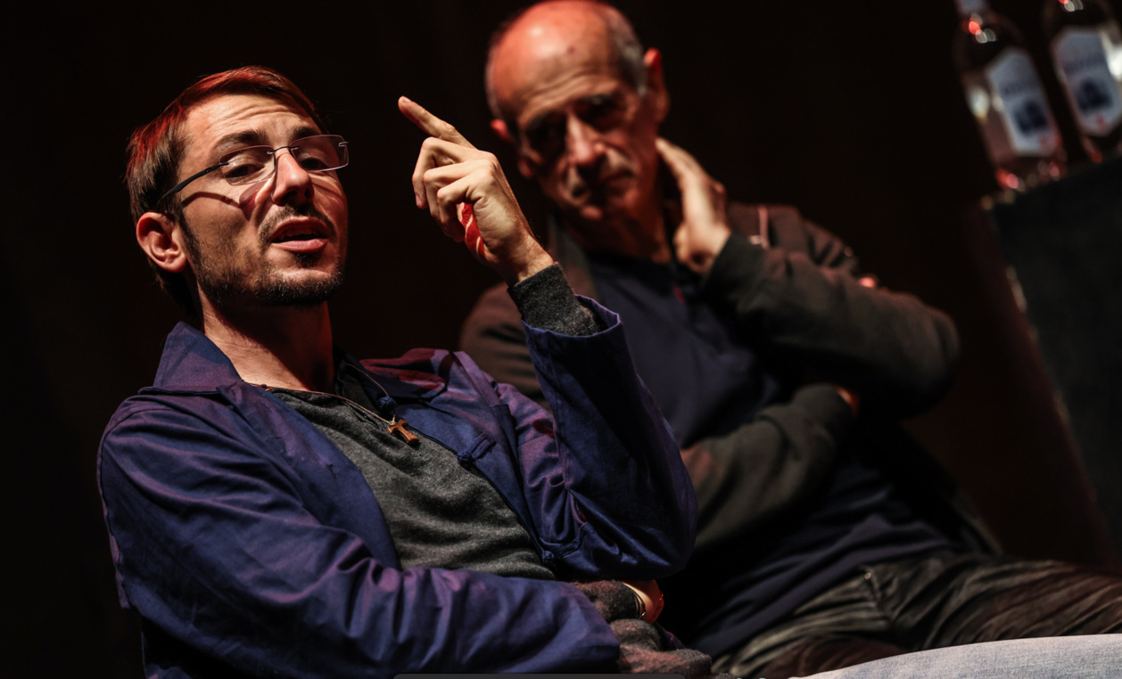 Cristofanu Limongi è Petru Santucci, ritrattu di Olivier Sanchez Cristofanu Limongi è Petru Santucci, ritrattu di Olivier Sanchez