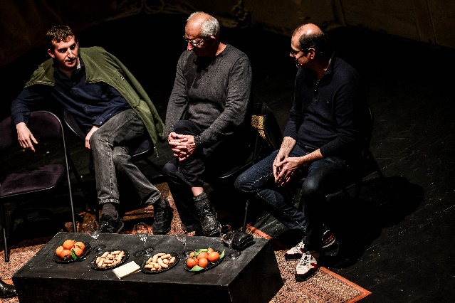 FrancescuSaveriu Luciani, Paulu Calzarelli, GhjuvanLucca Luciani, ritrattu di Olivier Sanchez FrancescuSaveriu Luciani, Paulu Calzarelli, GhjuvanLucca Luciani, ritrattu di Olivier Sanchez