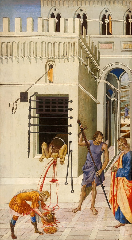 Giovanni di Paolo, Décapitation de Saint jean Baptiste