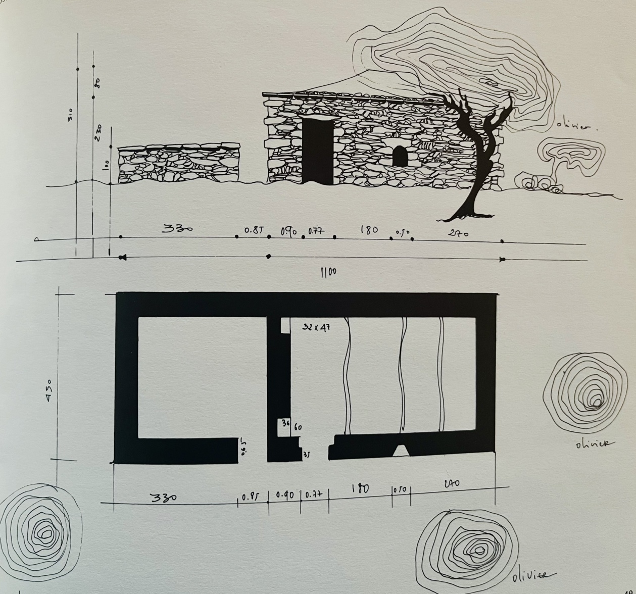 Ghjiseppu Orsolini, plan d'une bergerie