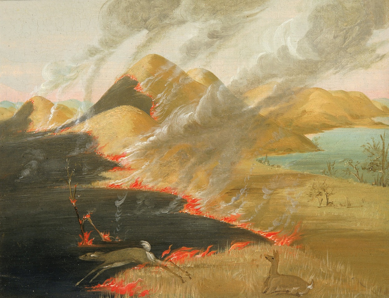 Prairie Bluffs Burning, 1832