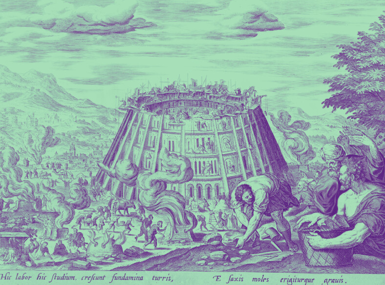 The Building of the Tower of Babel, Harvard Museum, retravaillé VBL The Building of the Tower of Babel, Harvard Museum, retravaillé VBL