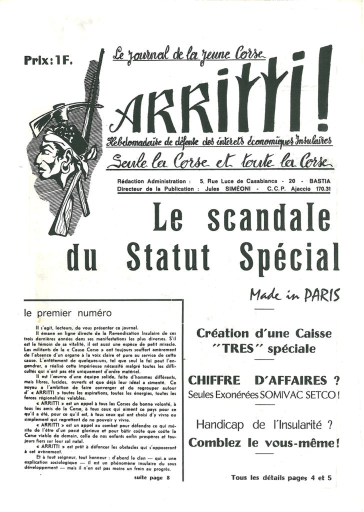 Source : https://arritti.corsica/50-anni Source : https://arritti.corsica/50-anni