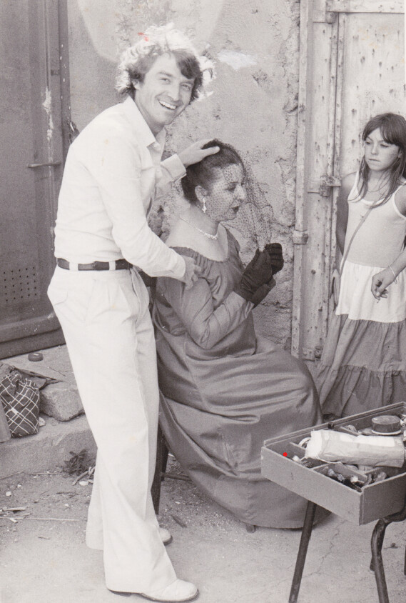 Dominique degli Esposti et Alexandrine, archives Michel Rossi