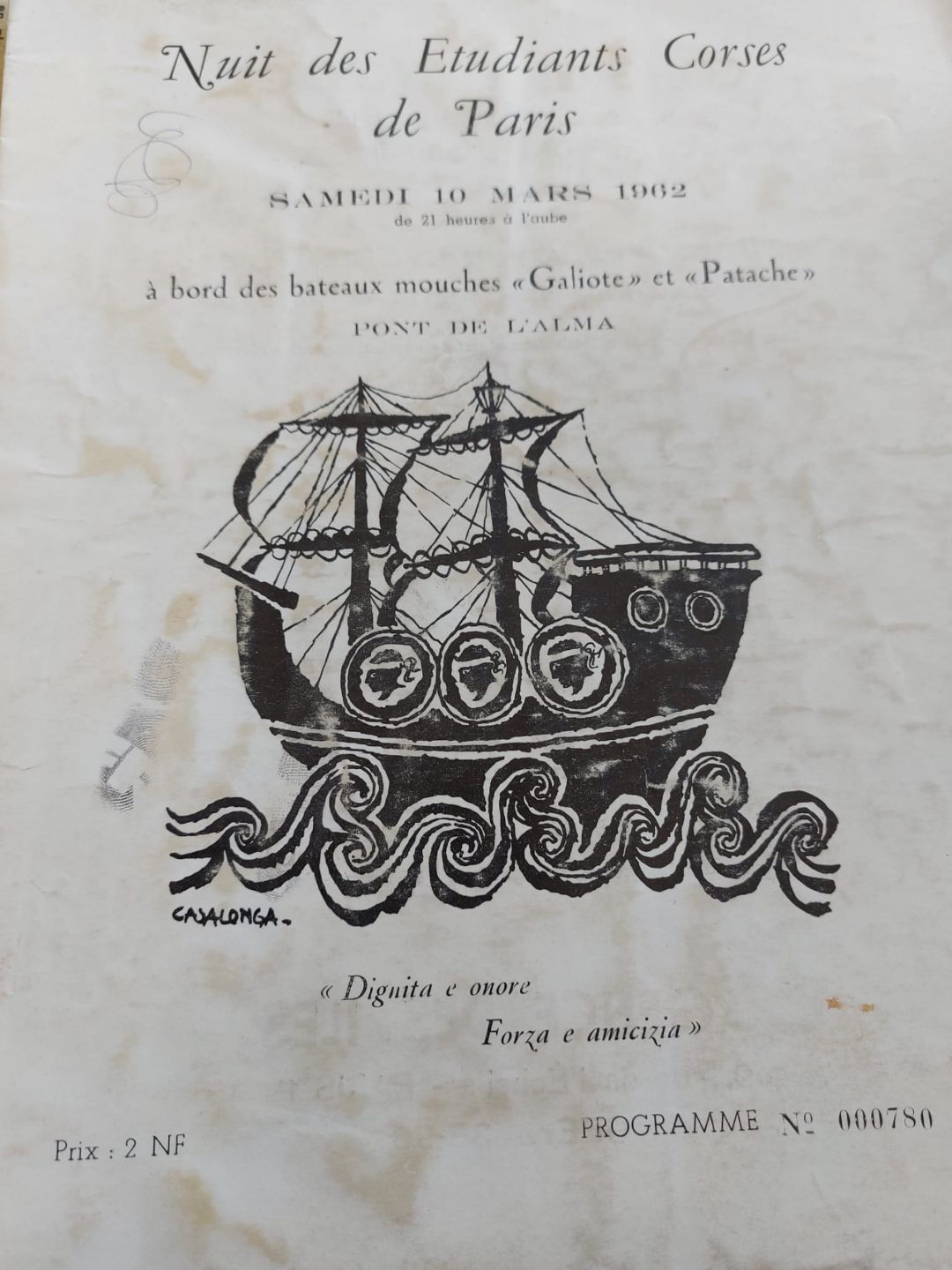 Affiche Tonì Casalonga, archives de l'artiste