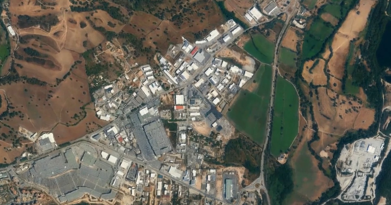 Vue aérienne de Baleone
