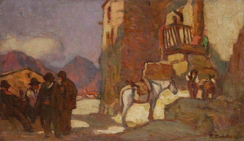 François Corbellini, maison de village corse