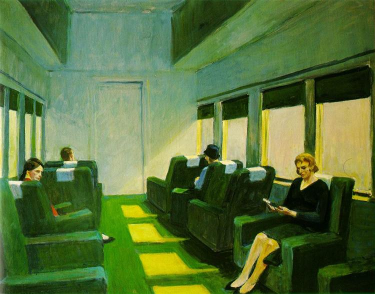 Chair car, 1965, Edward Hopper