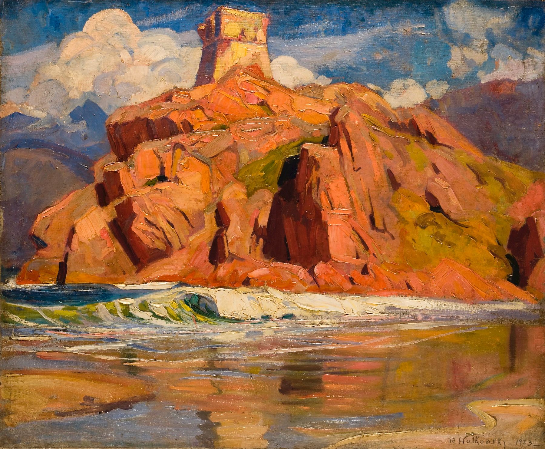 Pierre Wolkonsky, Paysage de Corse, 1923