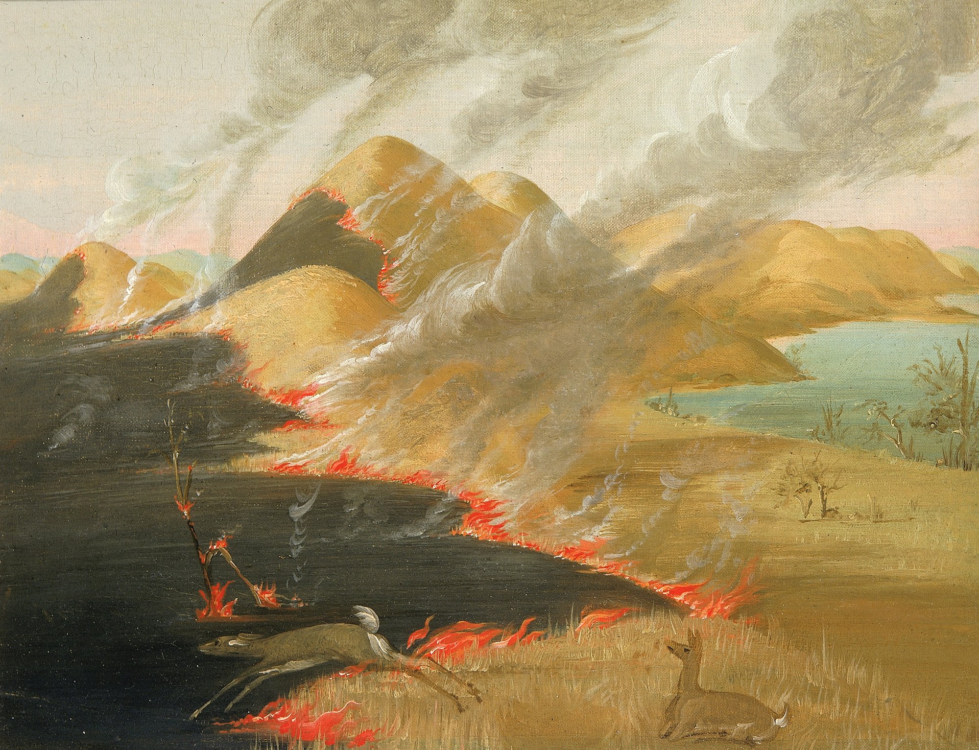 Prairie Bluffs Burning, 1832 Prairie Bluffs Burning, 1832