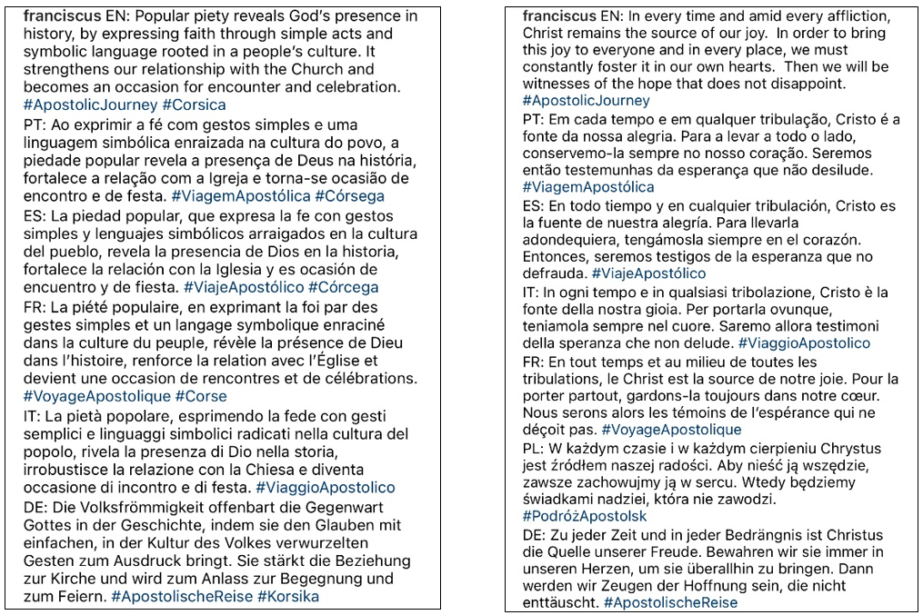 Visita di u Papa in Corsica: la paix des langues a-t-elle eu lieu ? Visita di u Papa in Corsica: la paix des langues a-t-elle eu lieu ?