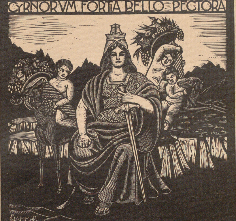 Francesco Giammari, détail de couverture de Corsica Antica e moderna Francesco Giammari, détail de couverture de Corsica Antica e moderna